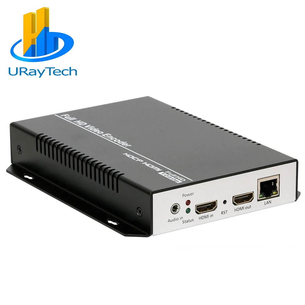 

URay Tech MPEG4 HDMI Video Audio IP Encoder IPTV H.264 RTSP RTMP Live Encoder for IPTV, Live Broadcast Wowza Twitch Youtube Live