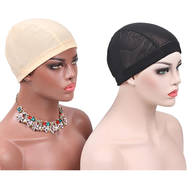 

Black Beige Multiple Sizes Breathable High Elastic Dome Wig Cap Mesh Dome Caps for Making Wigs