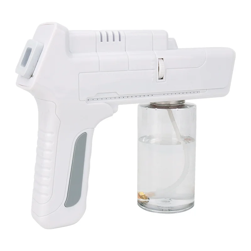 

Myoung 2020 10th 110V 220V fast delivery Rechargeable blue light nano wireless spray gun sterilizing sprayer handheld atomizer