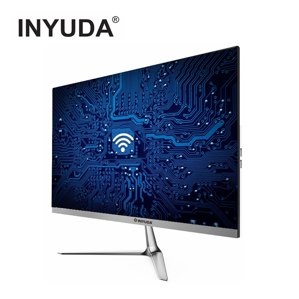 

INYUDA hot selling 23.6 24inch I7 7700 8GB 256GB SSD all in one pc I3 I5 I7 computer