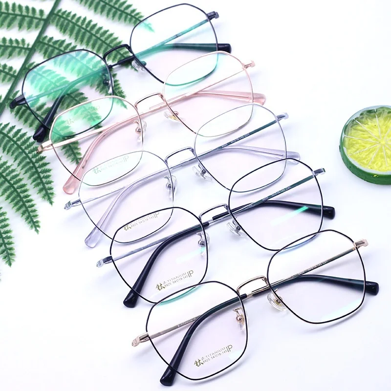 

Men Women Retro Titanium Frames Optical Glasses Eyeglasses