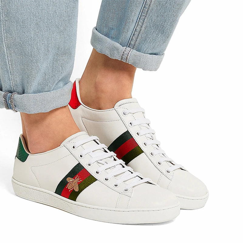 

New Card Shoe Adolescent Lentejuelas Strip White Sport Shoes Joy Ride Men Shous Sports Tr Customization Gg Print Sports Shoe