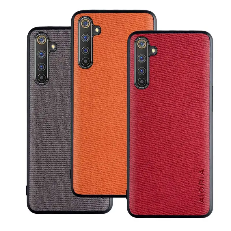 

Custom Fabric Cloth Case Cover For OPPO Realme 6 Pro Hot Sale Aioria Design