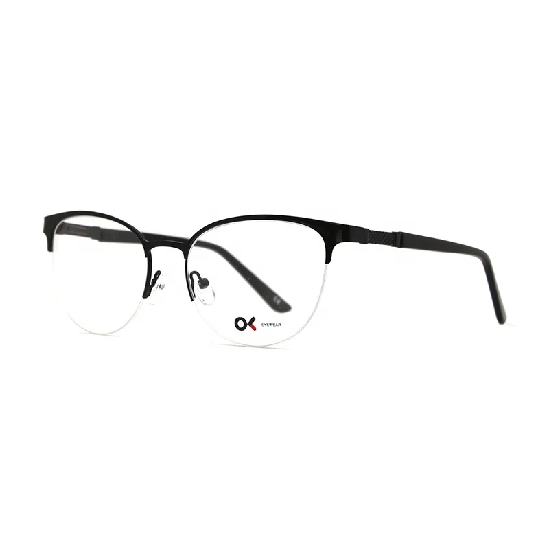 

2021 Newest Italy Design Unisex Fashion Wholesale Square Custom Metal Anti Blue Light Glasses