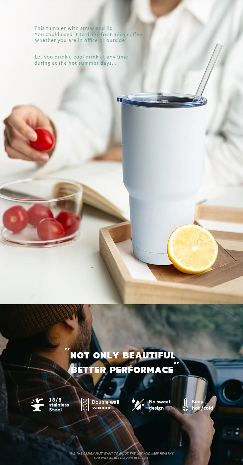 30 oz Stainless Steel Metal Tumbler Wholesale