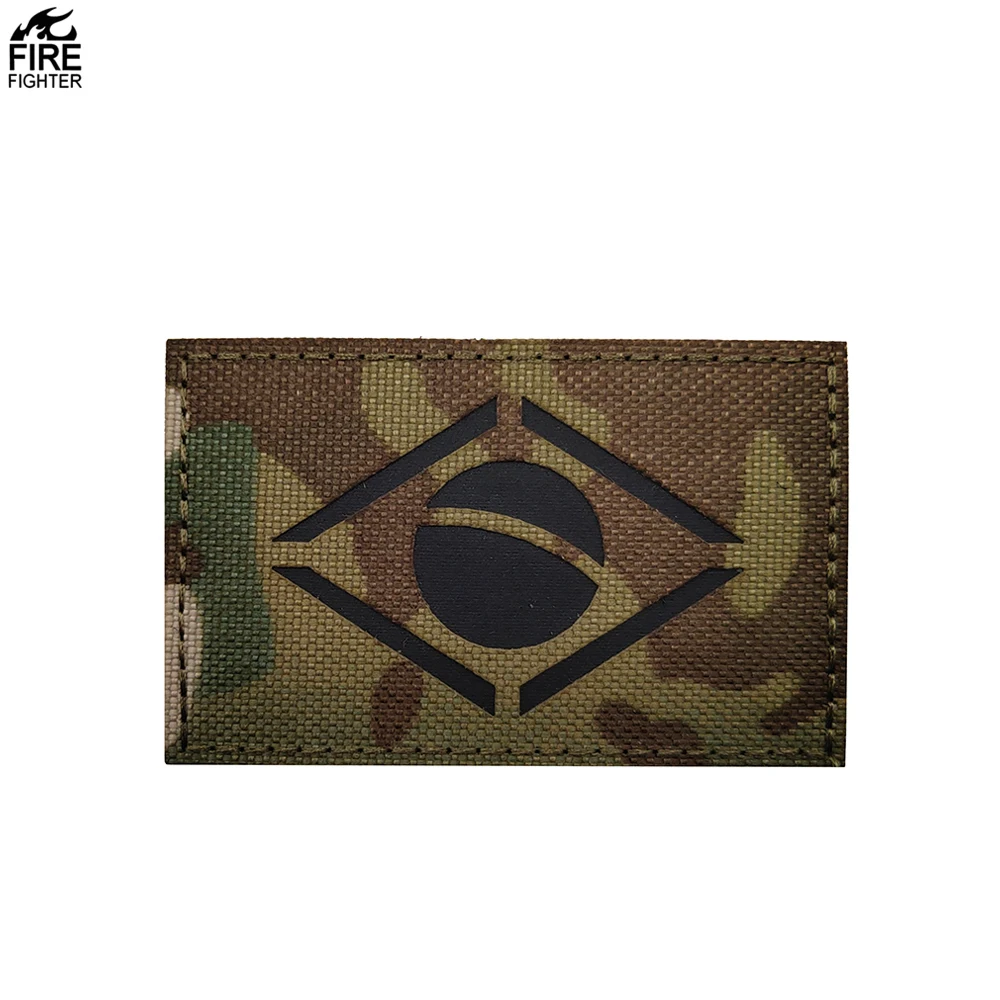 

Brazil Multicam Flag Airsoft Patch Hook And Loop Brazil br IR Reflective M00180, Customized