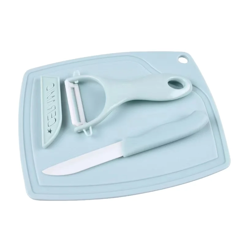 

Hot selling multi-function kitchen accessories tool set CHOPPING BOARD SET WITH KNIFE AND GRATER