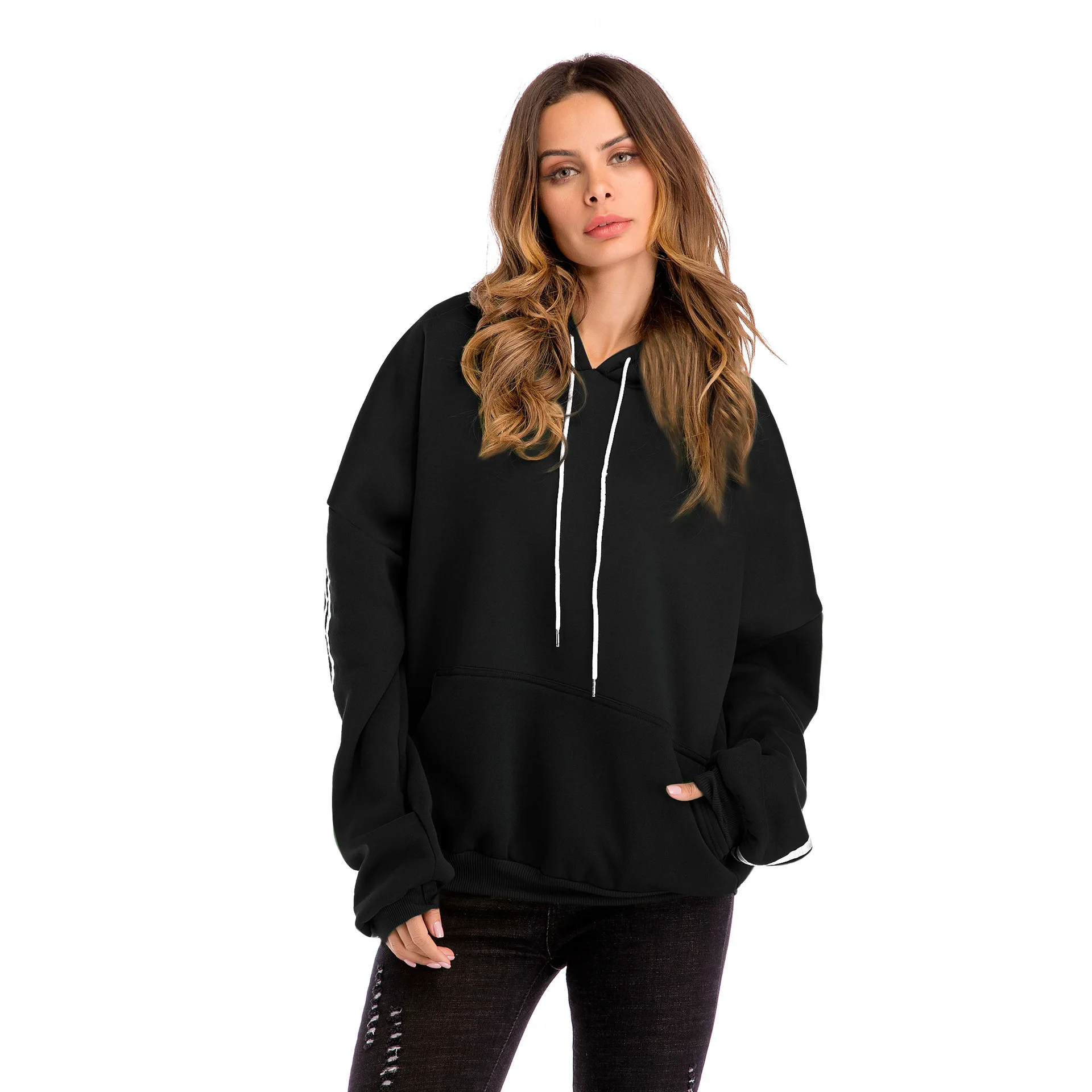 

2020 Custom Logo Fashion Wholesale Hoodies Tide Brand High Collar Pullover Tops