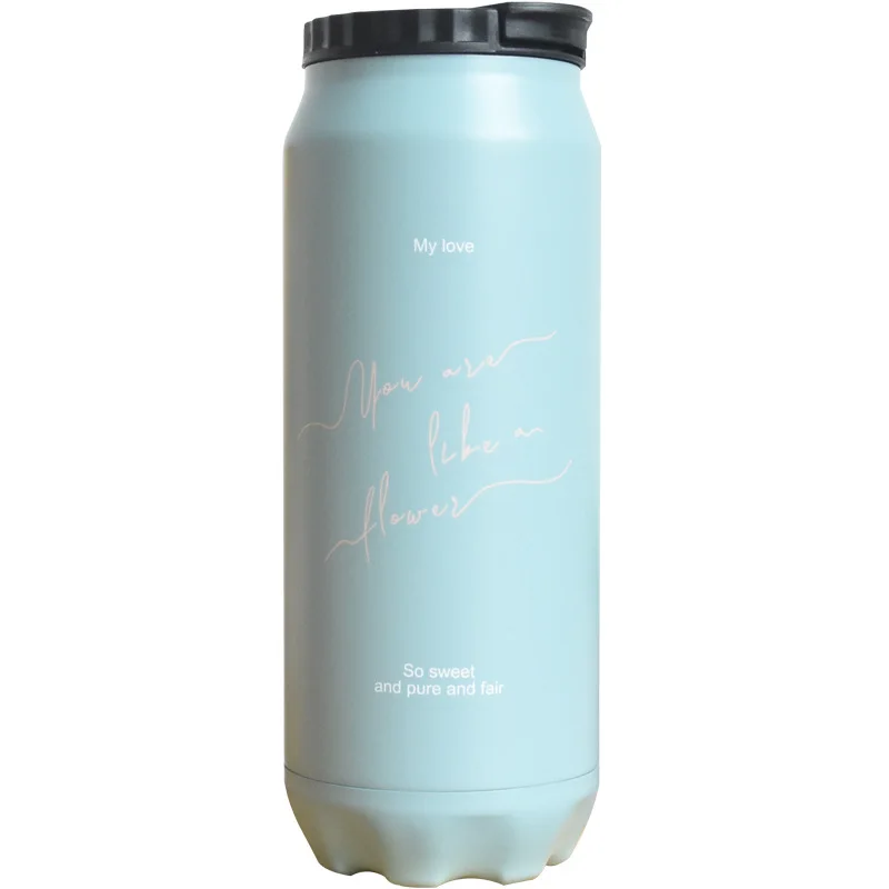 

500 ml cans-shaped mugs ins wind students creative literary personality simple creative trend can be customized