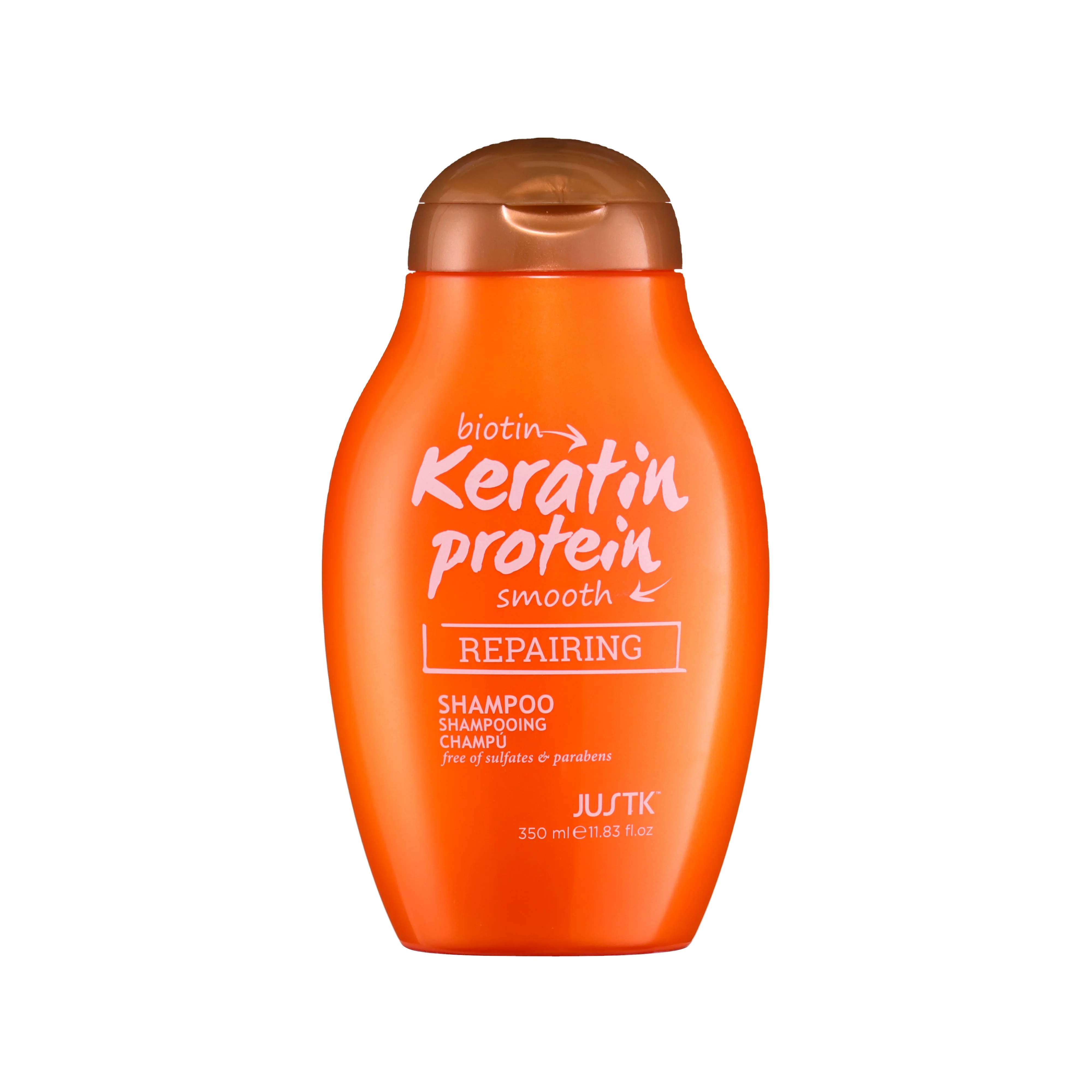 

JUSTK Keratin protein & biotin smooth repairing Shampoo, Customrized