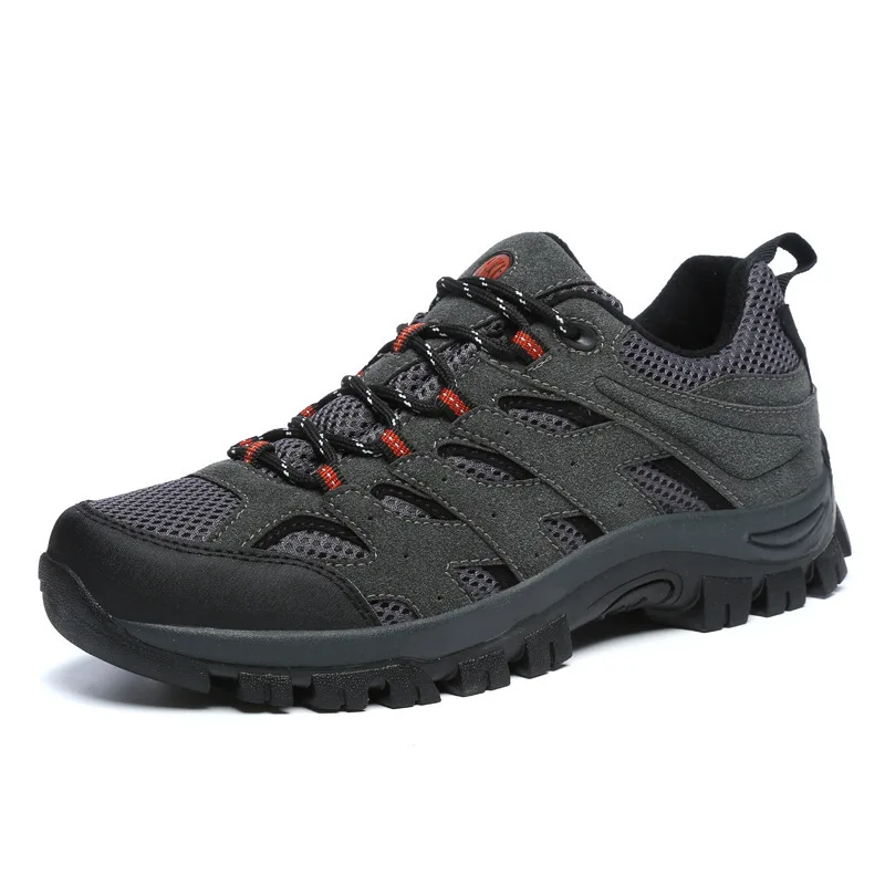 

Hot sale high quality large size Anti-slip and wear-resistant shoes outdoor safety hiking shoes for men