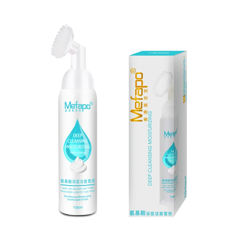 

Private Label Purifying Facial Cleansing Foam Pore Deep Wash Mousse Face Massage