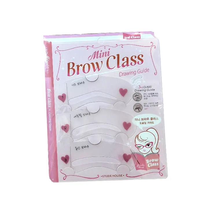 

1-11-3 microblading tattoo adjustable template eyebrow stencil, Transparent