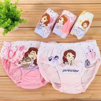 

Children Underwear Fashion Underpants Cartoon Character Candy Color Girl Underwear For Kid Cotton Soft Skin-Friendly Underpants