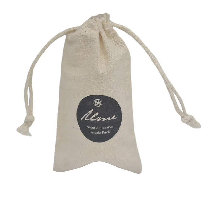

Customized Cotton Canvas Jewelry Bag Small Canvas Gift Jewelry Pouch, Natural