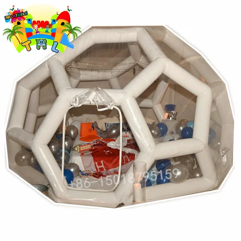 

Inflatable Bubble Tent Airtight Camping Tent for Family Backyard Advertising with Pump,Dome Star Bubble Play House