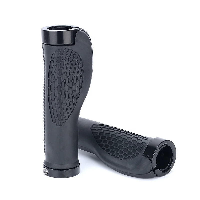 

Road MTB Bike Bicycle Grips Rubber Anti-skid Shock-Absorbing Soft Tape Handlebar Grips, Black or as your request