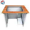 Aluminum Alloy Conference Table Hidden Computer Display LCD Monitor Motorized Lift