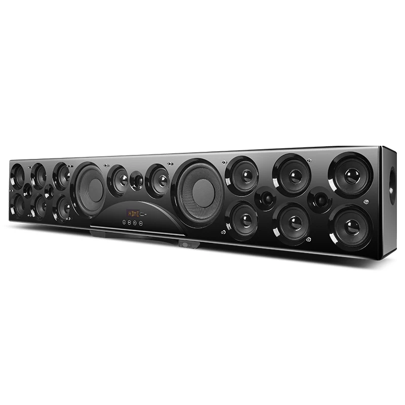 

New product high quality rear 7.1ch soundbar speaker with digital 7.1ch RAW decoder, Black
