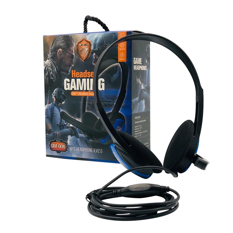 

GM-006 cheap music gaming headband bluetooth headset headphone