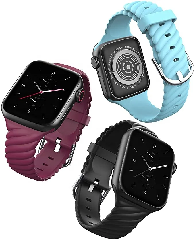 

Sport Band Silicone Strap Compatible with 38mm Apple Watch Band for Apple Watch 40mm