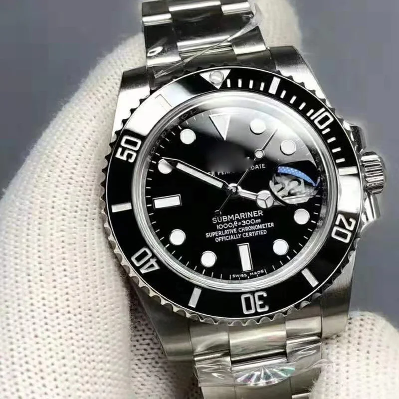 

High quality 904L stainless steel green watches automatic movement luxury brand watches for retail