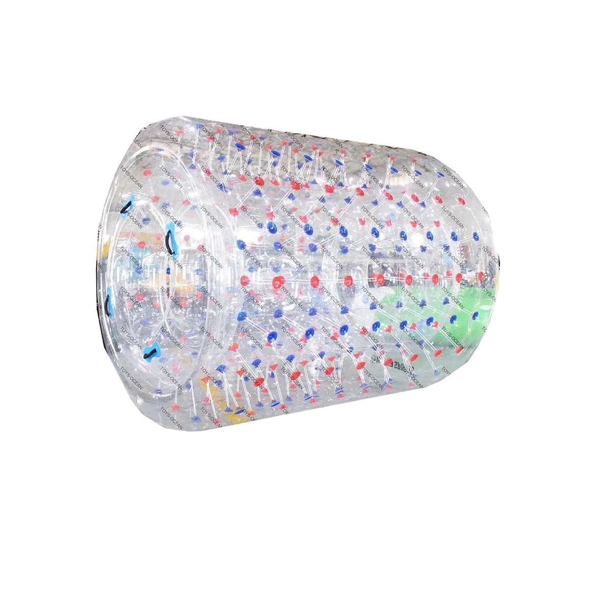 

Floating inflatable clear zorb ball Cylinder Roller for water play fun