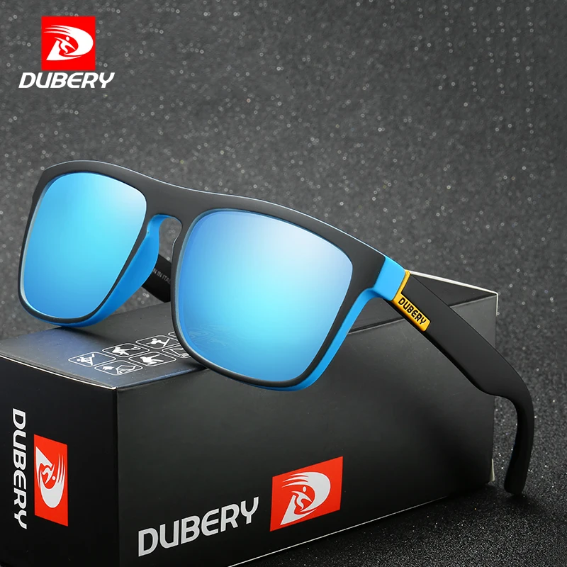 

DUBERY Square Polarized Sunglasses Men's Driving Shades Male Sun Glasses For Men Retro Cheap Luxury Brand Designer Oculos