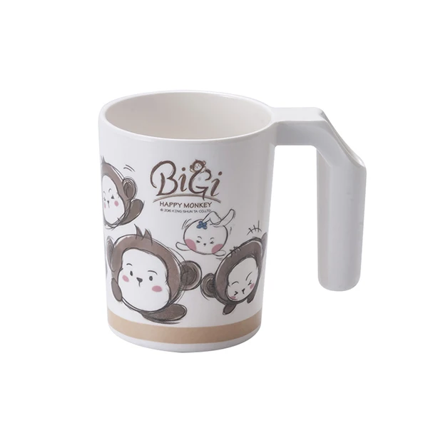 

PBA free food grade A5 melamine cup for kids tootbrush, Customized color acceptable