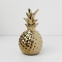 

Ceramic Ornaments/Home Wedding Decor Ceramic Mini Pineapple with Gold Decor