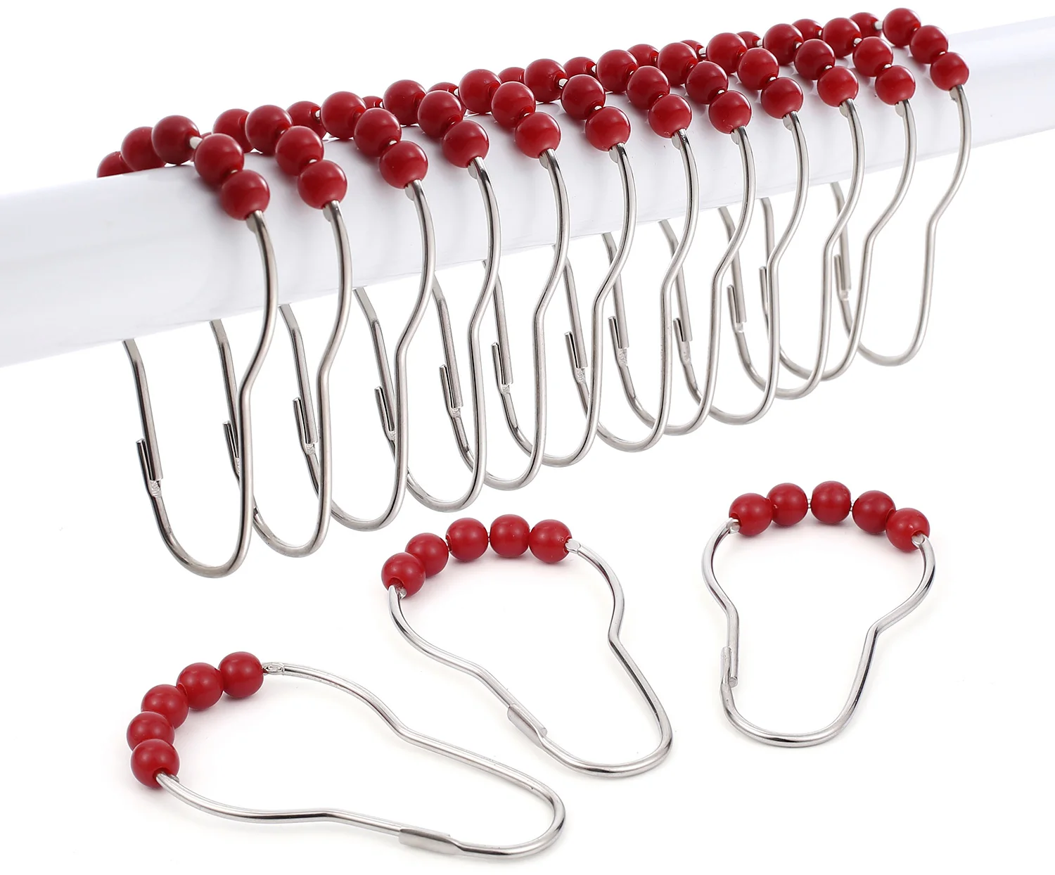 

Red Ball Shower Curtain Hook, Accept all colors