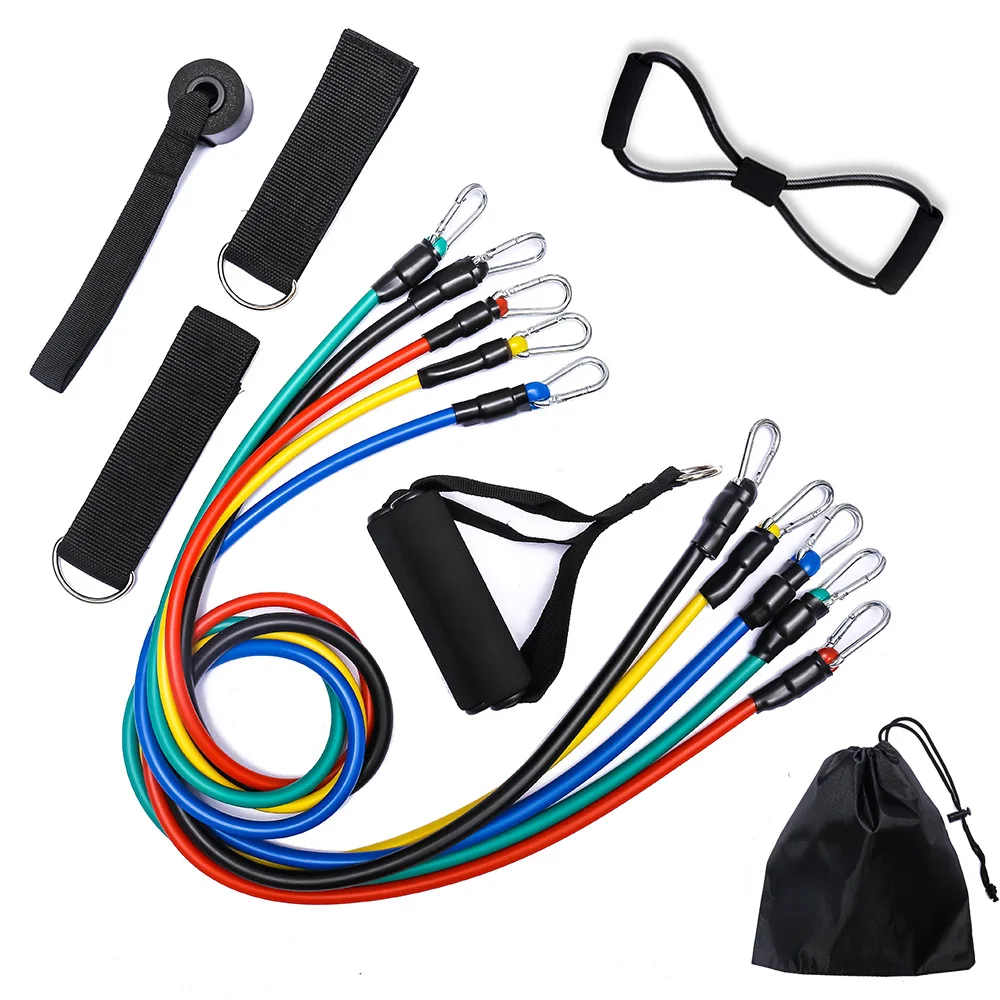 11/12pcs Pilates Latex Tubing Expanders Exercise Tubes Practical Strength Resistance Band Sets Fitness Equipment
11/12pcs Pilates Latex Tubing Expanders Exercise Tubes Practical Strength Resistance Band Sets Fitness Equipment