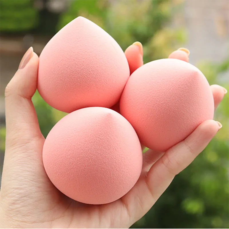 

Manufacture Soft Pink beauty sponge Blender Private label custom latex free marshmallow foundation Peach beauty sponge