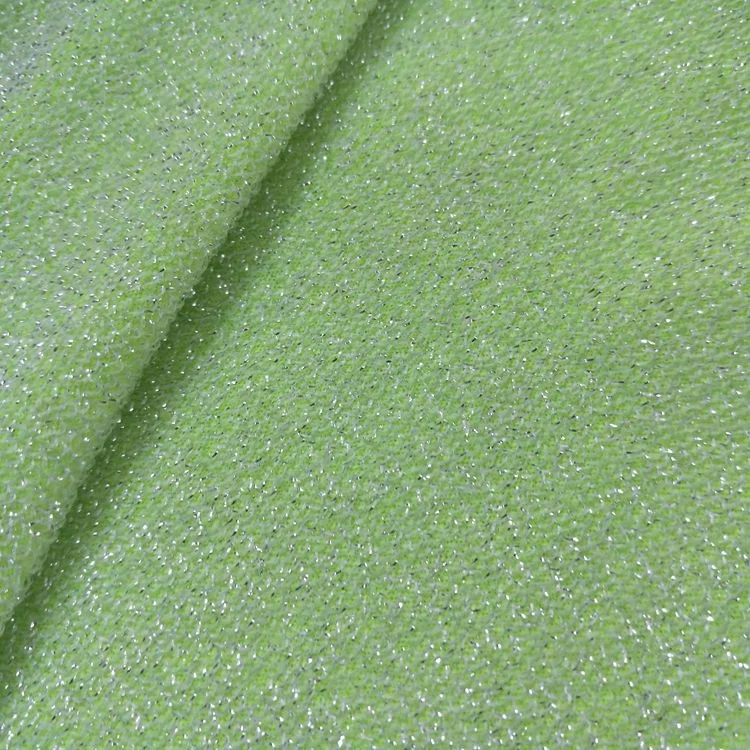 
polyester spandex lurex knitted with metallic yarn lurex swimwear fabric for evening dress 