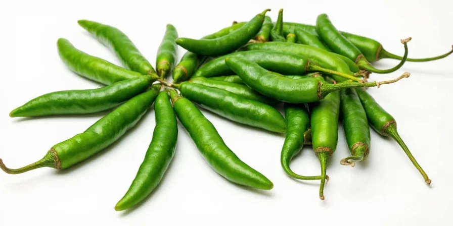 Visual comparison of different pepper heat levels