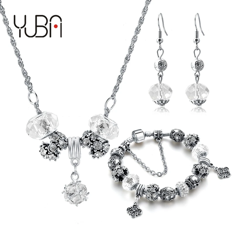 

Fashion Wholesale Necklace Bracelet Earring Jewelry Set For Womenwholesale