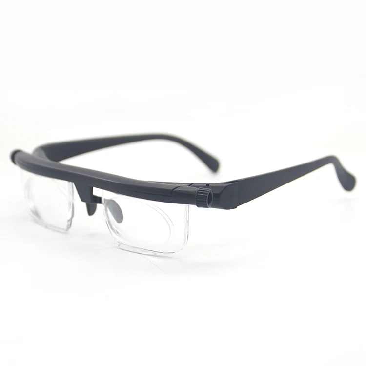 

New Adjustable Focus Magnifying Eyeglasses Diopters Variable Lens Correction Glasses -6D to +3D Adjustable Reading Glasses