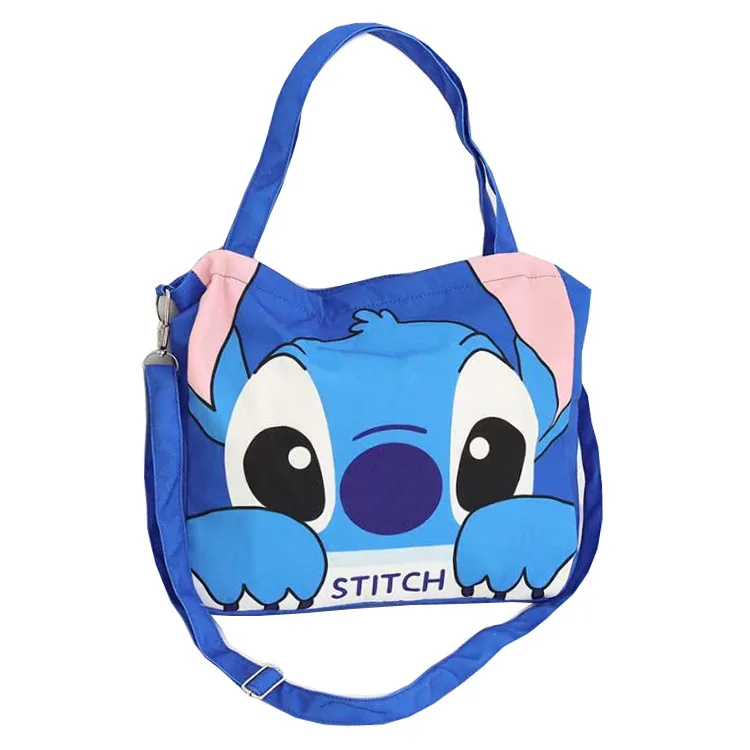 

Stitch cartoon canvas bag dual-use bag canvas messenger bag