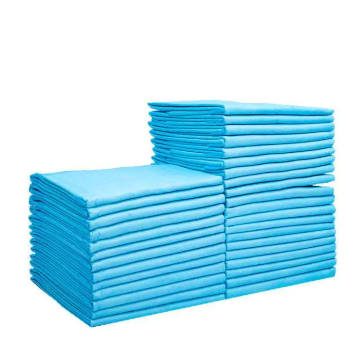 

Amazon Best Selling Basic Dog and Puppy Pads Leak-proof 5-Layer Pee Pads with Quick-dry Surface for Potty Training Regular, Blue and customized color
