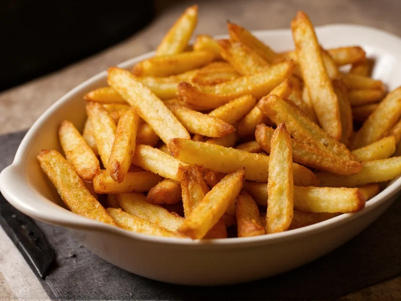 oven baked homemade fries