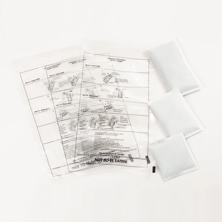 Camping Food Heater Bag Self Heating Coffee Can Disposable Heating Pad