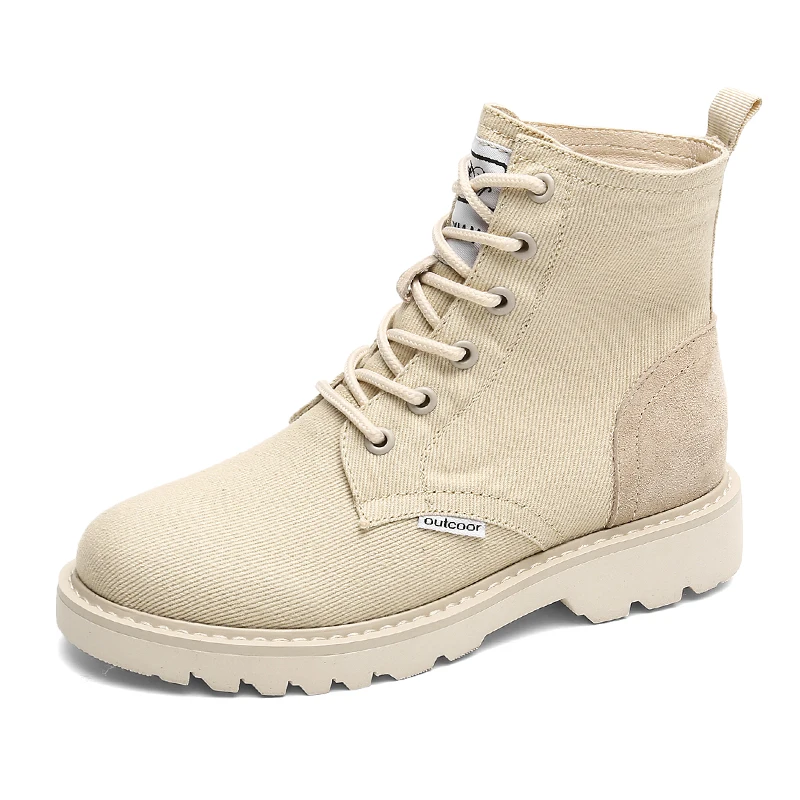 

2021 Cloth top boots Winter and autumn Ladies casual high-top boots