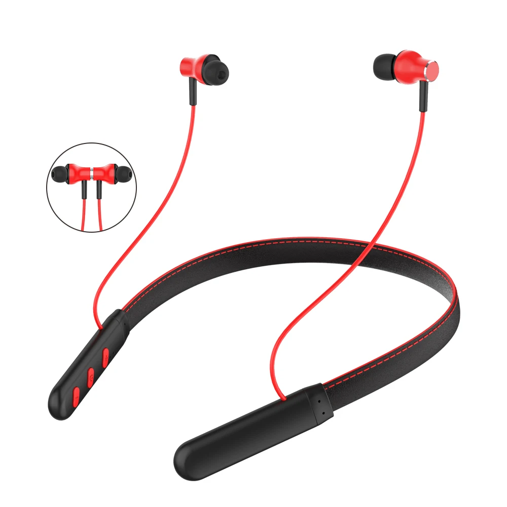 

Earphone Headset Wireless Earbuds Earpiece Sport Neckband Headphones