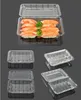 Manufactory Plastic Blister Bops Clear Food Container Sushi/Cake/Snake Take out Packing Box