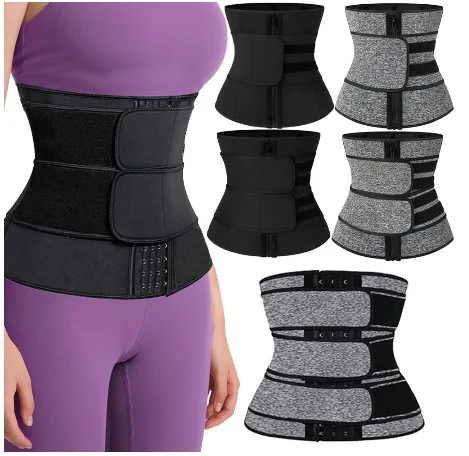 

Amazon top seller 2021 women waist trainer tummy control waist cincher corset leggings shapers gaine amincissant