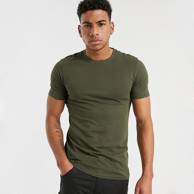 

100 Cotton Men T shirts Cheap Custom Logo Plain Blank Tshirts