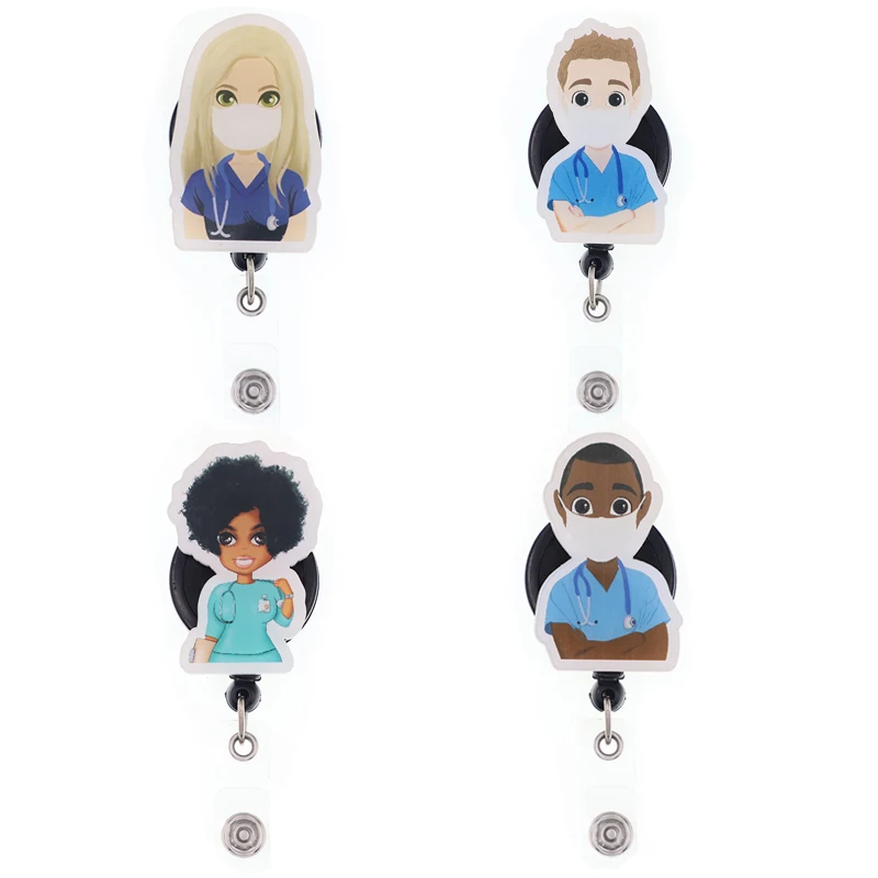 

New Style Medical ID Badge Reel Nurse Accessories, As picture