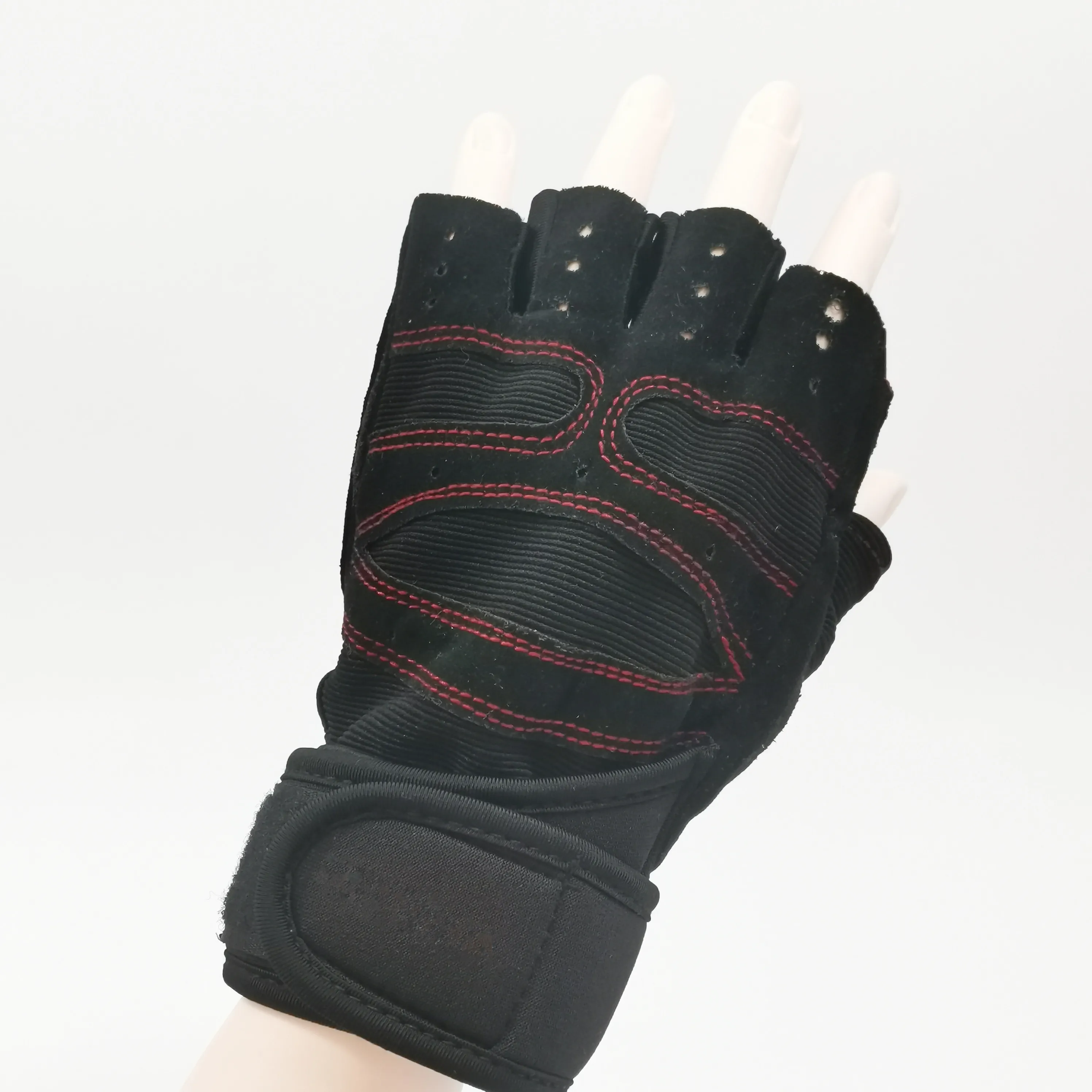 
Suntour half -finger Shock-absorbing and anti-slip custom logo gym gloves fitness men 