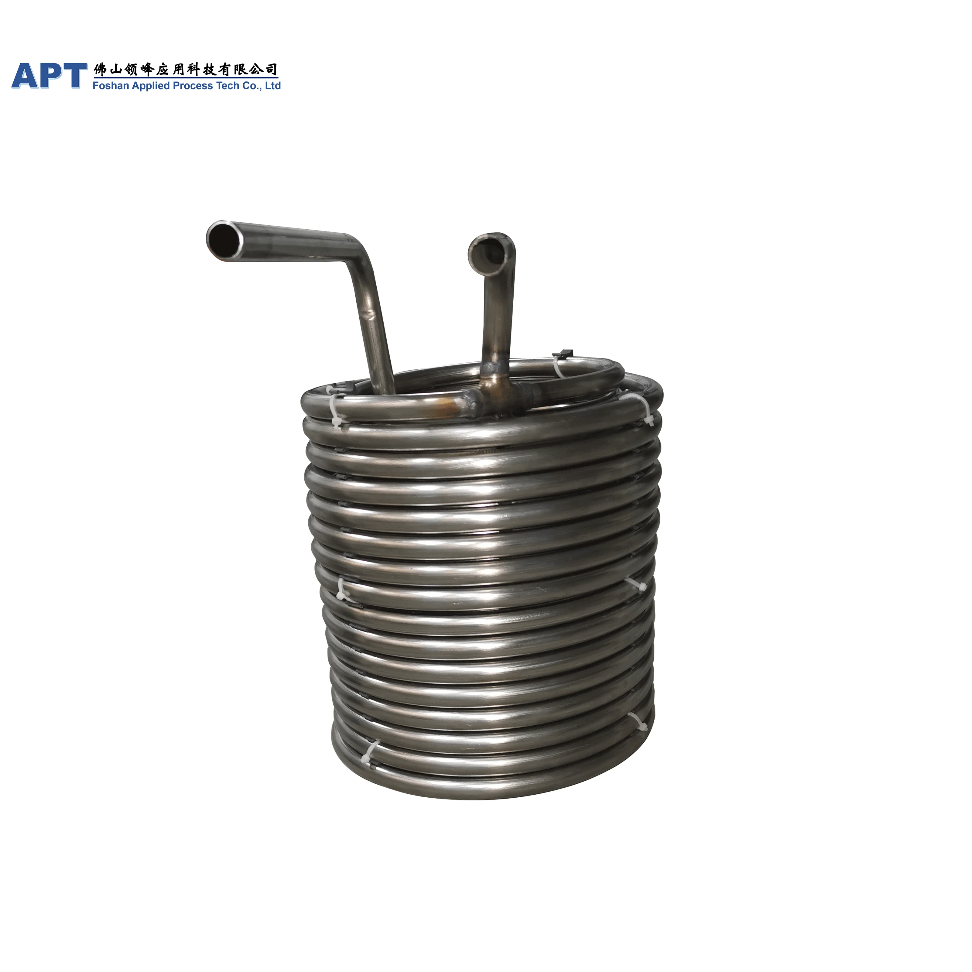 
Special custom made spiral stainless steel pipe coil cooling system for milk cooling 