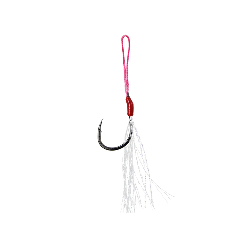 

Bestselling 5pcs/bag JK MAP-L Series Fishing Power Single Assist Hook Set